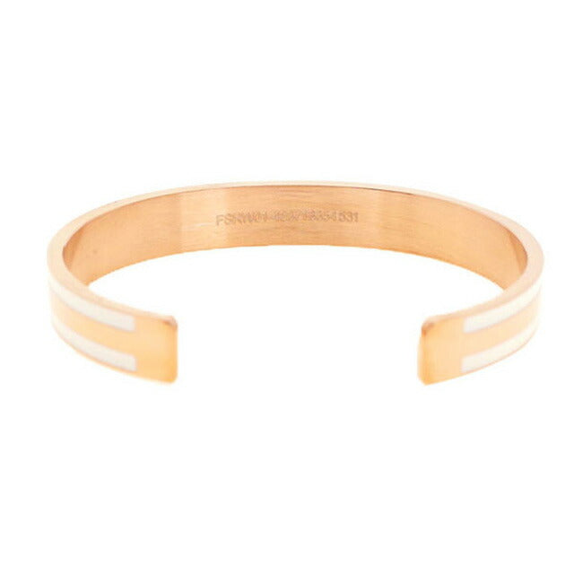 ダニエルウェリントン DANIEL WELLINGTON バングル ブレスレット レディース DW00400069 CLASSIC SLIM BRACELET SATIN WHITE S ローズゴールド ホワイト WQ00039457