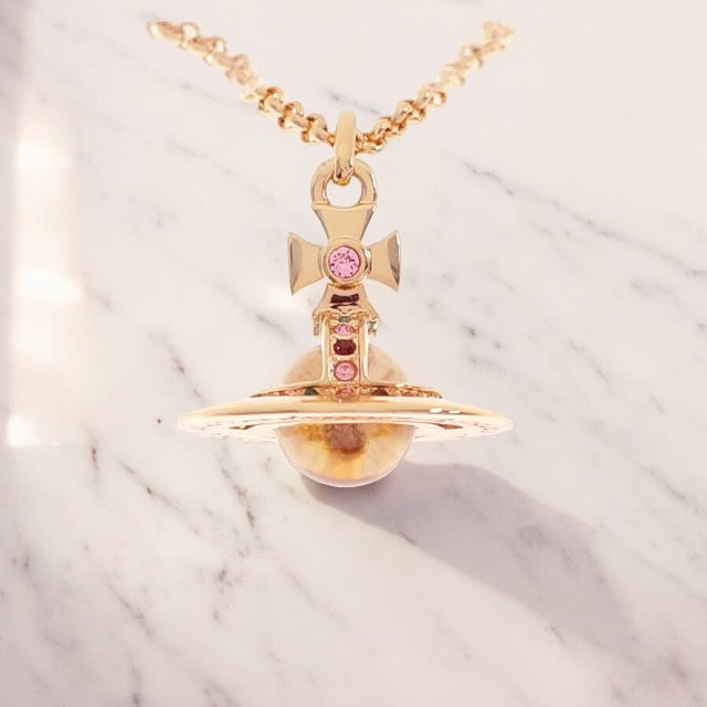 ヴィヴィアンウエストウッド VIVIENNE WESTWOOD ネックレス レディース 63020097-G002 752014B-3 タイニー オーブ TINY ORB WQ00039518