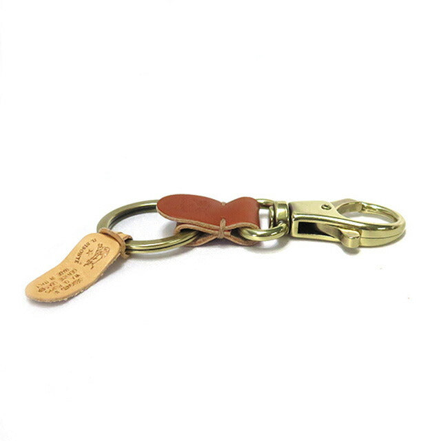 イルビゾンテ IL BISONTE キーリング SKH016-PG0001-CA101-B (C0551-P-145) メンズ レディース キャメル 【金具:ゴールド】 WQ00040294