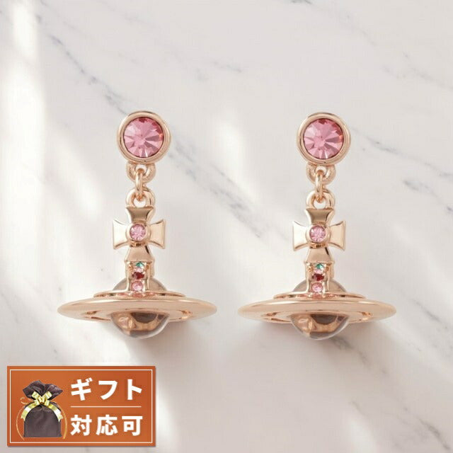 ヴィヴィアンウエストウッド VIVIENNE WESTWOOD ピアス プチオーブ レディース 62020032 G002 ピンクゴールド PINK GOLD WQ00040692