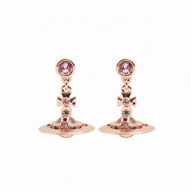 ヴィヴィアンウエストウッド VIVIENNE WESTWOOD ピアス プチオーブ レディース 62020032 G002 ピンクゴールド PINK GOLD WQ00040692