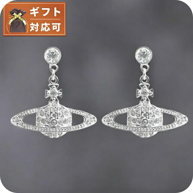 ヴィヴィアンウエストウッド VIVIENNE WESTWOOD オーブ ピアス レディース 62020025-W110 (62020025-02P116-CN) ミニバスリーフドロップ MINI BAS RELIEF DRO WQ00041095