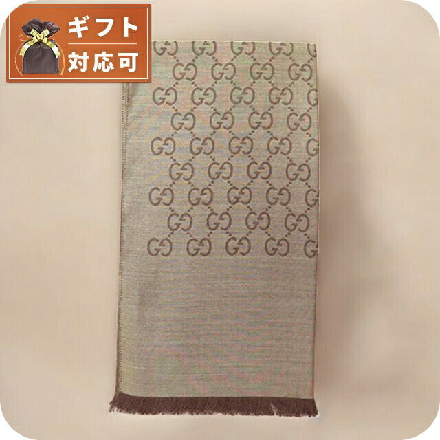 グッチ GUCCI ストール マフラー ロゴ GG メンズ レディース 165904 3G646 9664 ブラウン WQ00041478