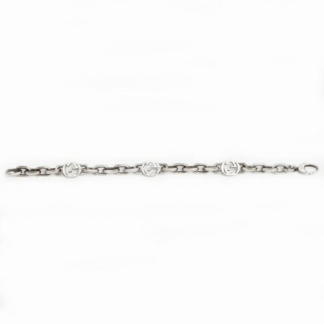 グッチ GUCCI ブレスレット 620798-J8400-0811-19 インターロッキングG シルバー WQ00041905