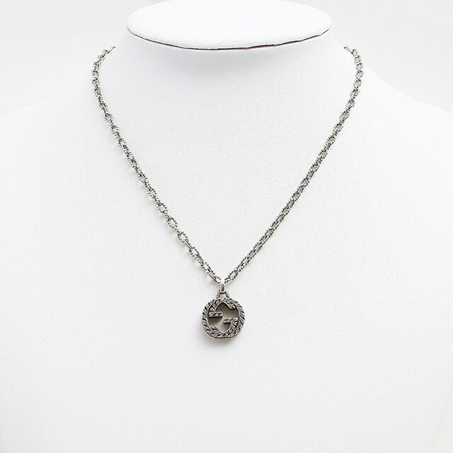グッチ GUCCI ネックレス 455307-J8400-0811 インターロッキングG シルバー WQ00041918