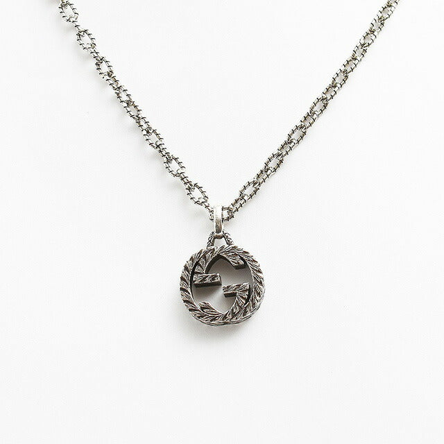 グッチ GUCCI ネックレス 455307-J8400-0811 インターロッキングG シルバー WQ00041918