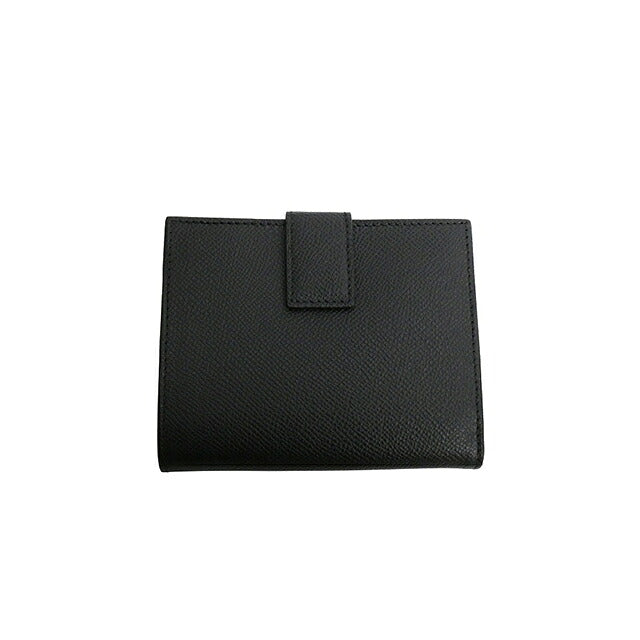 フェラガモ FERRAGAMO 二つ折り財布 二折財布 22C-877-0673998 ガンチーニ レディース ウォレット ブラック WQ00042557