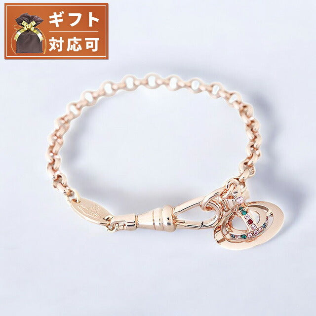 ヴィヴィアンウエストウッド VIVIENNE WESTWOOD ブレスレット 61020057-G002 レディース プチオーブ PETITE ORB ピンクゴールド WQ00045421