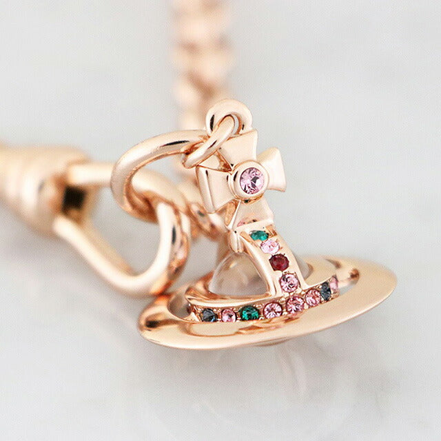 ヴィヴィアンウエストウッド VIVIENNE WESTWOOD ブレスレット 61020057-G002 レディース プチオーブ PETITE ORB ピンクゴールド WQ00045421