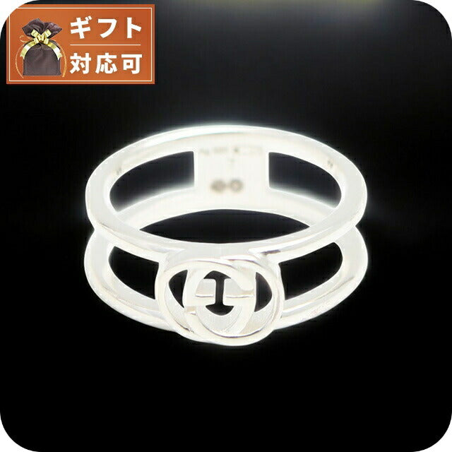 グッチ GUCCI リング 298036-J8400-8106 7号 インターロッキングG レディース シルバー WQ00045542