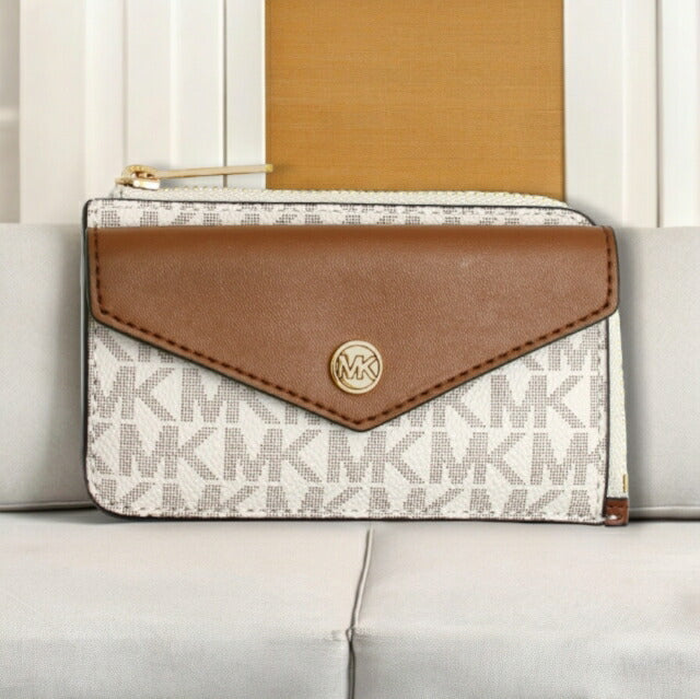 Michael Kors マイケルコース コイン カードケース財布 バニラ マイケルコース MICHAEL KORS カードケース （バニラ