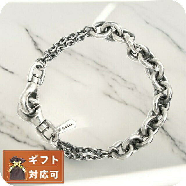 ポールスミス PAUL SMITH チェーンブレスレット M1A-BRAC-JJOINT-82 メンズ 82 シルバー WQ00046473