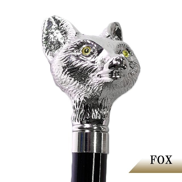 フォックスアンブレラズ FOX UMBRELLAS 長傘 WL14 FOX MUSTARD レディース アニマルヘッド マスタードイエロー WQ00046911