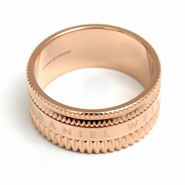 ダニエルウェリントン リング DW00400199 13.5号 メンズ レディース エレベーション ELEVATION ローズゴールド WQ00047022