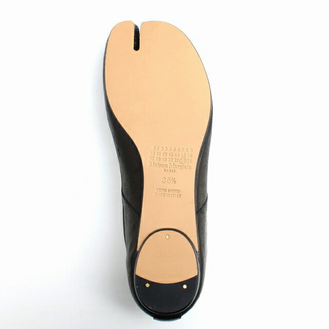 メゾンマルジェラ MAISON MARGIELA フラットシューズ 23.5CM S58WZ0042PR058T8013-365 レディース タビ 足袋 Tabi BLACK WQ00047156