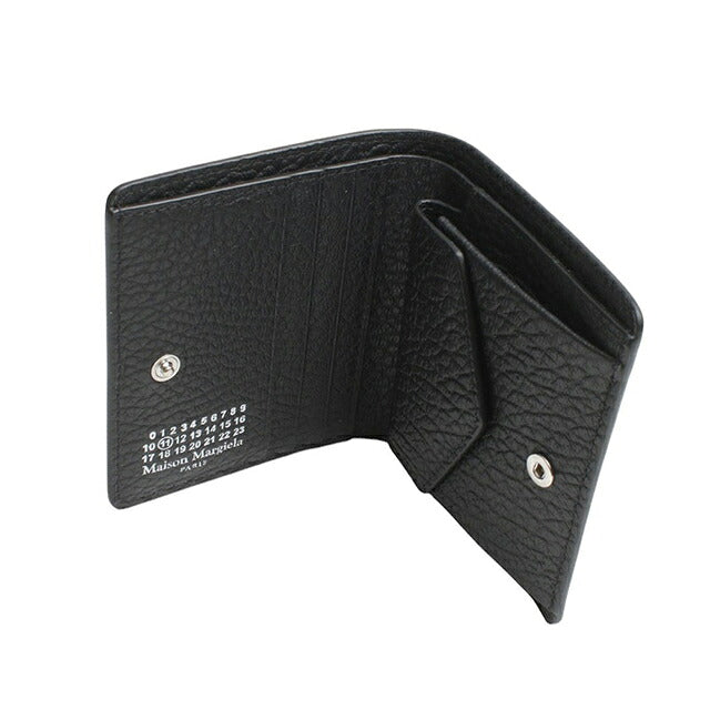 メゾンマルジェラ MAISON MARGIELA 二つ折り財布 二折財布 S56UI0140P4455T8013 メンズ レディース BLACK ブラック WQ00047162