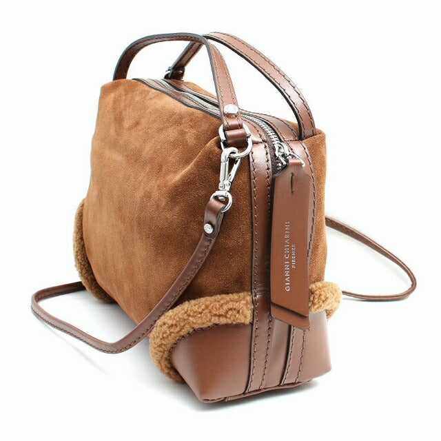 ジャンニキャリーニ GIANNI CHIARIN ショルダーバッグ BS8758 SHR VAR COGNAC レディース アリファエム ALIFA M ブラウン WQ00047351