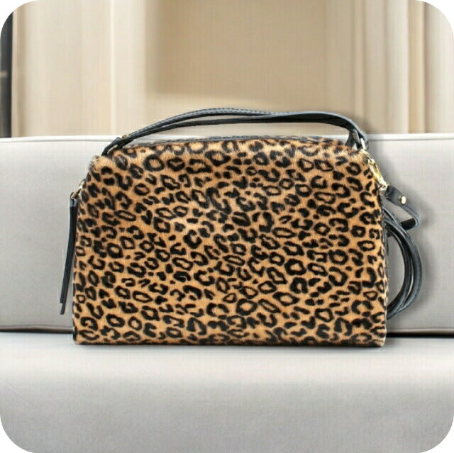 ジャンニキャリーニ GIANNI CHIARIN ショルダーバッグ BS8258 MCRLEO CAMMELLO レディース アリファエム ALIFA M レオパード WQ00047352