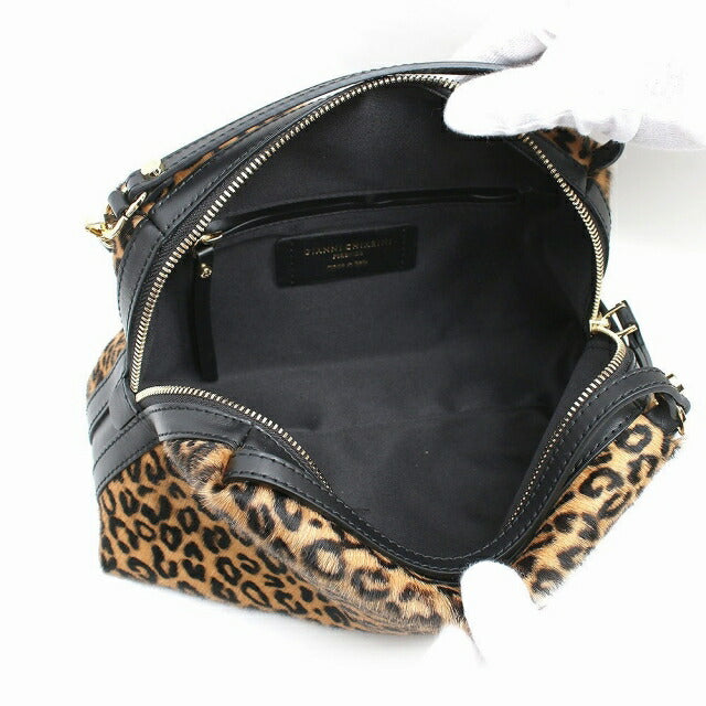 ジャンニキャリーニ GIANNI CHIARIN ショルダーバッグ BS8258 MCRLEO CAMMELLO レディース アリファエム ALIFA M レオパード WQ00047352
