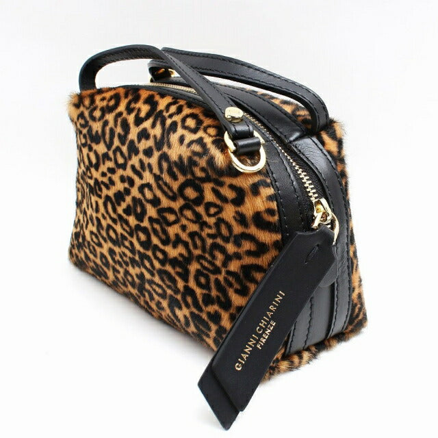 ジャンニキャリーニ GIANNI CHIARIN ショルダーバッグ BS8255 MCRLEO CAMMELLO レディース アリファ ALIFA レオパード WQ00047353