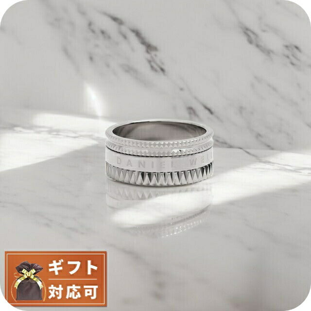 ダニエルウェリントン DANIEL WELLINGTON リング DW00400203 レディース エレベーション リング ELEVATION RING シルバー WQ00047749