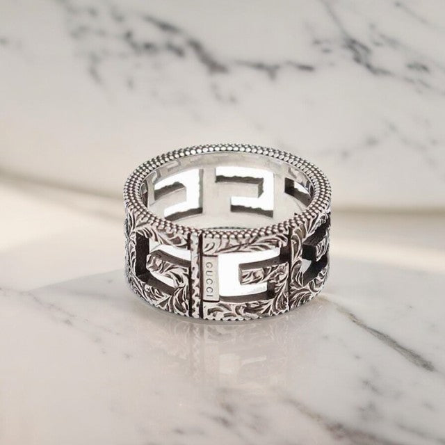 グッチ GUCCI リング 551918-J8400-0811-11 メンズ レディース スクエアG Gキューブ シルバー WQ00047797