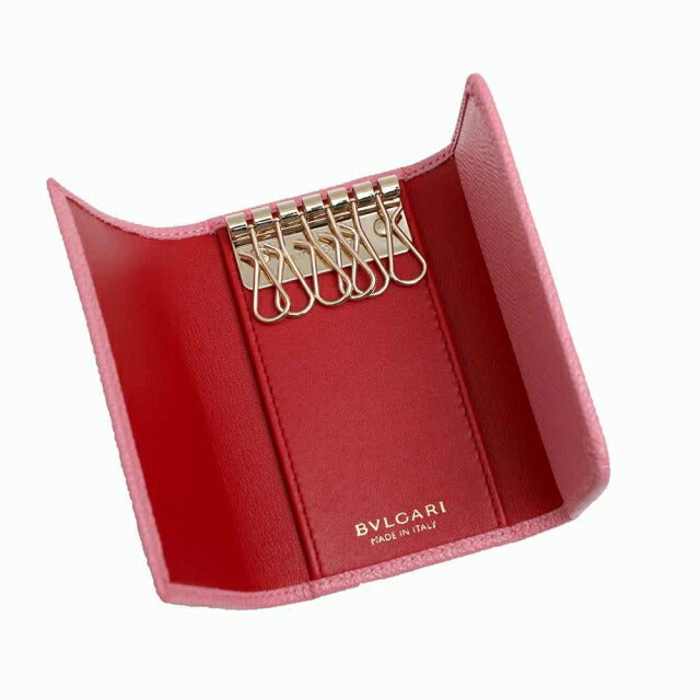 ブルガリ BVLGARI キーケース 287263-GRAINPNK レディース ブルガリブルガリ BB キャンディクオーツ ピンク WQ00047846
