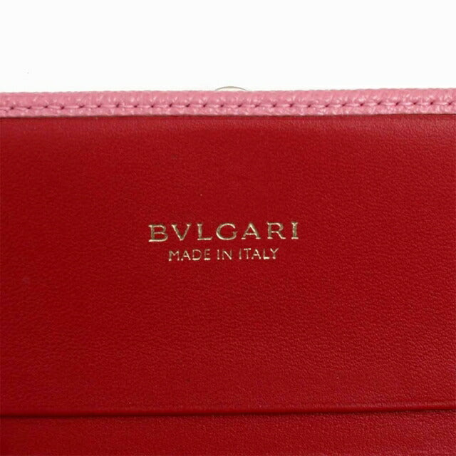 ブルガリ BVLGARI カードケース 287612-GRAIN-PNK-MEDIUM レディース ブルガリブルガリ BB キャンディクオーツ ピンク WQ00047849