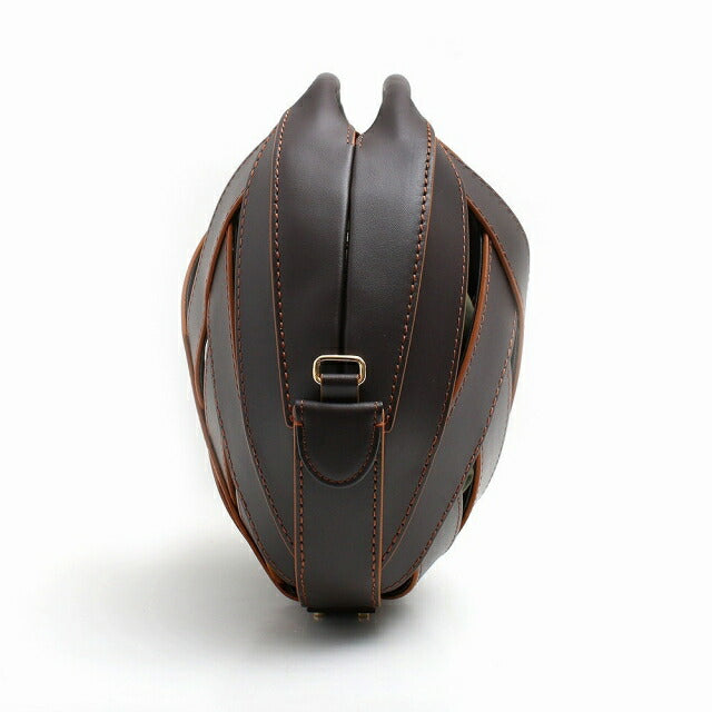 ペランパリ PERRIN PARIS ショルダーバッグ RIV31CALWG-ESPRESSO-KHAKI レディース プチパニエスモール WQ00048594