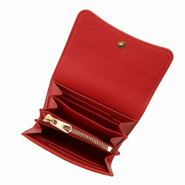 イルビゾンテ IL BISONTE 短財布 SSW005-PVX001-RE327 メンズ レディース CASTAGNO ROSA レッド WQ00050337