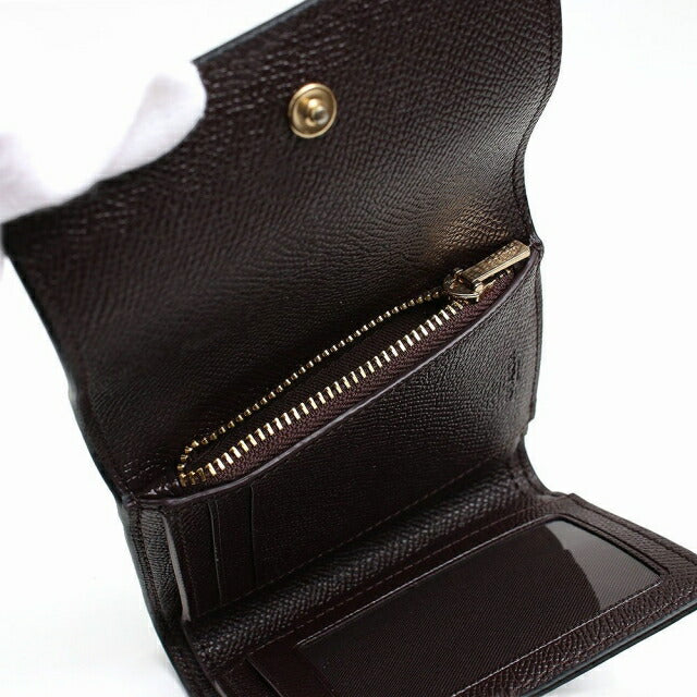 コーチ COACH 三つ折り財布 CF427-IMBLK レディース グラファイト/ブラック ブラック WQ00050535