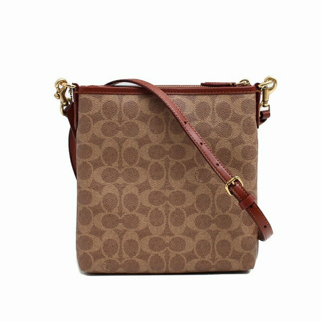 コーチ COACH ショルダーバッグ CC533-B4NQ4 レディース シグネチャー SIGNATURE タン/ラスト ブラウン WQ00050596