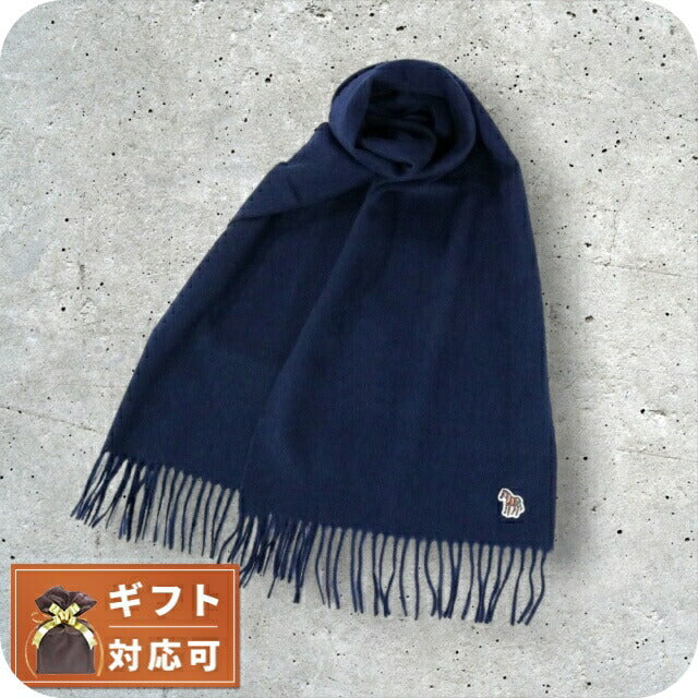 ポールスミス PAUL SMITH マフラー W1A-250K-JZEBRA-47 メンズ ネイビー WQ00051128