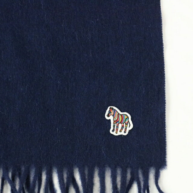 ポールスミス PAUL SMITH マフラー W1A-250K-JZEBRA-47 メンズ ネイビー WQ00051128