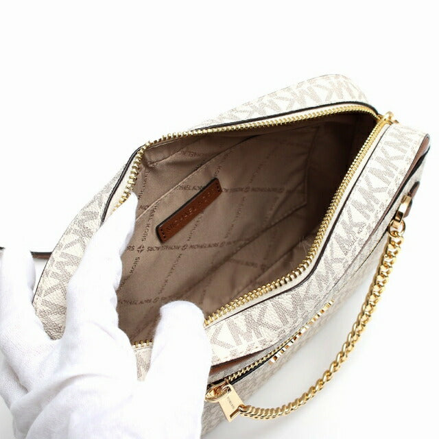 マイケルコース MICHAEL KORS JET SET ITEM LG EW ZP CHAIN XBODY ショルダーバッグ 35S1GTTC9B-VANILLA レディース バニラ WQ00051149