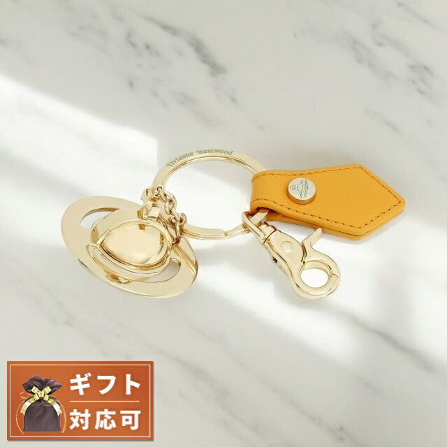 ヴィヴィアンウエストウッド VIVIENNE WESTWOOD キーリング 82030078-02114-E401 レディース イエロー ライトゴールド WQ00051432