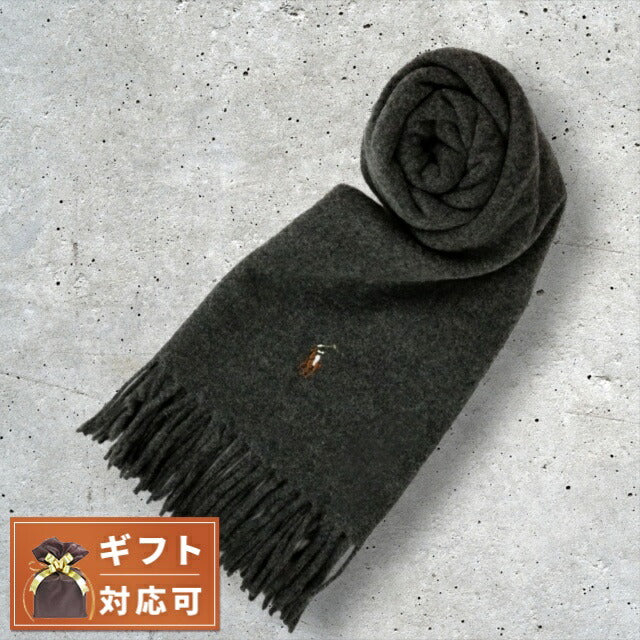 ポロラルフローレン POLO RALPH LAUREN マフラー PC1047-032 カラー刺繍ロゴ Barclay Heather マフラー WQ00051461