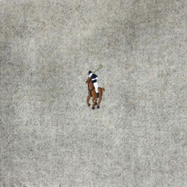 ポロラルフローレン POLO RALPH LAUREN マフラー PC1047-236 カラー刺繍ロゴ Oatmeal Heather マフラー WQ00051463