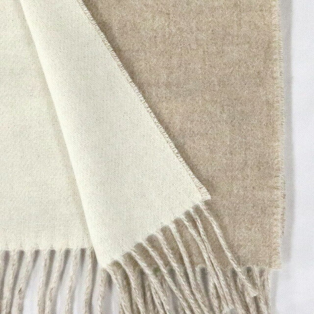 ポロラルフローレン POLO RALPH LAUREN マフラー PC0455-027 リバーシブル 同色刺繍ロゴ taupe winter cream マフラー WQ00051467