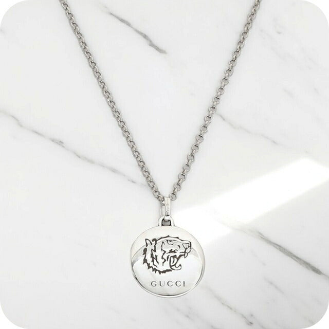 グッチ GUCCI Blind For Love ネックレス 455541-J8400-0701 アクセサリー シルバー WQ00051589