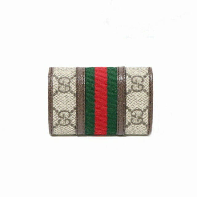 グッチ GUCCI キーケース 603732-96IWT-8745 ベージュ グリーン レッド GGスプリーム キャンバス WQ00051617