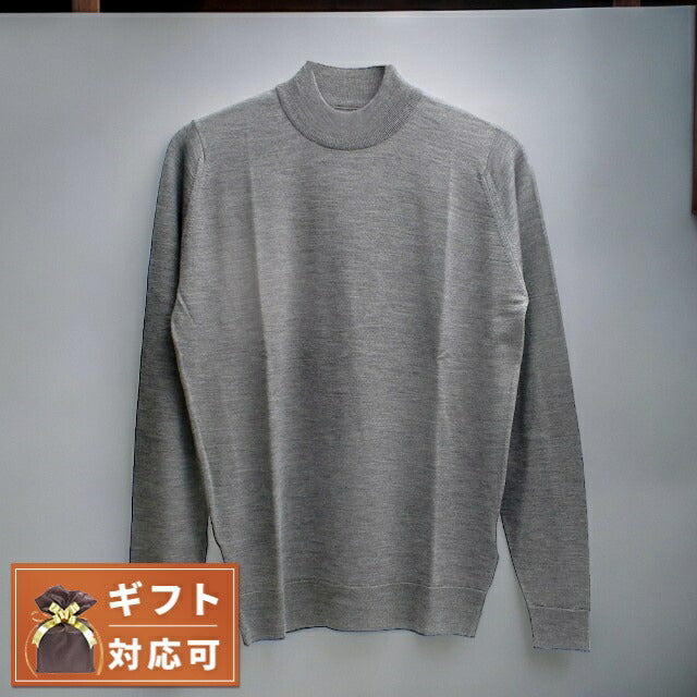 ジョンスメドレー JOHN SMEDLEY HARCOURT モックネック ニット HARCOURT-SILVER-XL メンズ silver WQ00051672