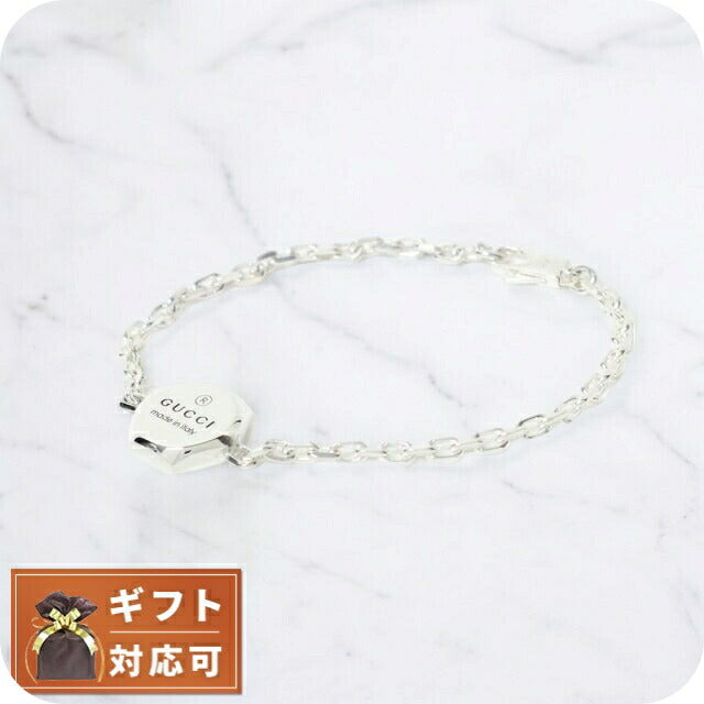 グッチ GUCCI TRADEMARK BRACELET ブレスレット 779169-J8400-8106-17 レディース シルバー WQ00051681