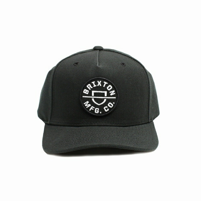 ブリクストン BRIXTON CREST C MP SNAPBACK キャップ 帽子 11001-BLACK メンズ ブラック WQ00051761