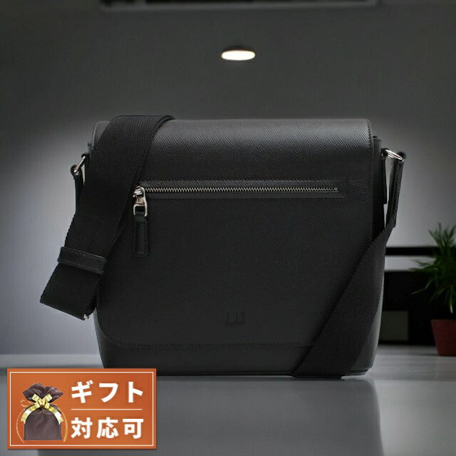 【極美品】dunhill　ダンヒル　2WAY 黒　ショルダーバッグ　ビジネス dunhill □美品□ ダンヒル レザー 2WAY ハンドバッグ