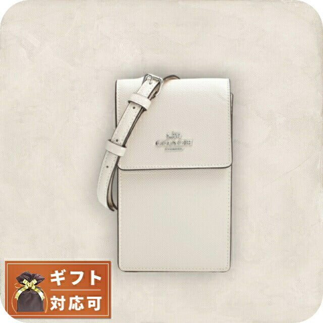 コーチ COACH スマホショルダー バッグ鞄 携帯 CM235-SV-HA レディース チョーク WQ00051807
