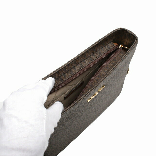 マイケルコース MICHAEL KORS JET SET TRAVEL LG MESSENGER ショルダーバッグ 35F8GTVM7B-BROWN レディース ブラウン WQ00051814