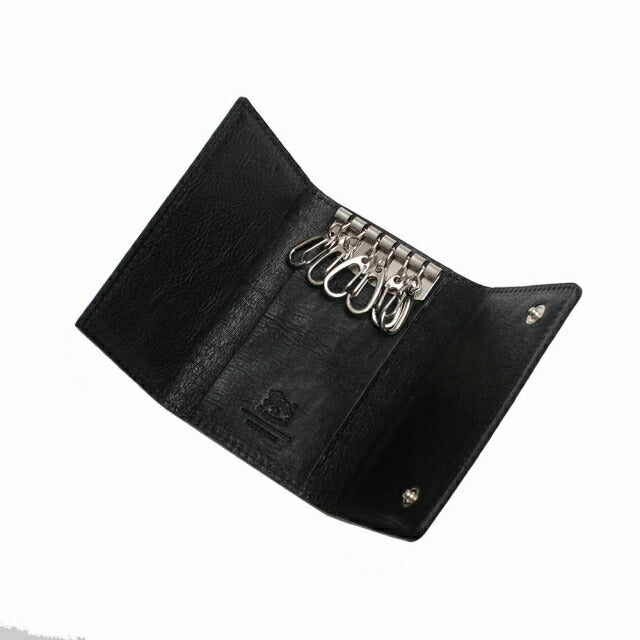イルビゾンテ IL BISONTE キーケース SKH142-PO0001-BK116N レザー ブラック WQ00051912