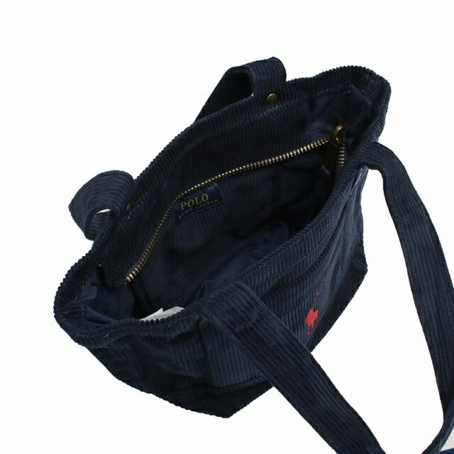 ポロラルフローレン POLO RALPH LAUREN トートバッグ 2AR098-BCV TOTE BAG ネイビー WQ00051934