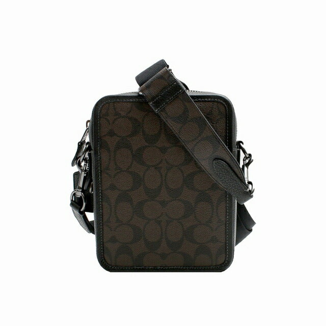 コーチ COACH ショルダーバッグ CC009-QBAE4 メンズ シグネチャーサリバン クロスボディ CC009 QBAE4 マホガニー ブラック WQ00052048